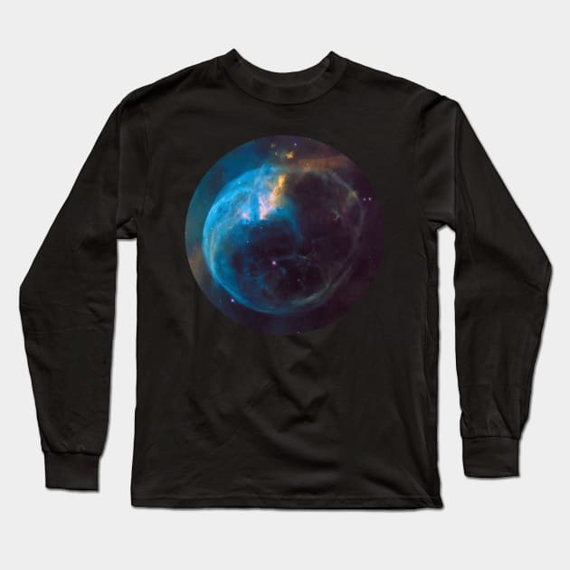 The Bubble Nebula Long Sleeve T-Shirt by AdiDsgn